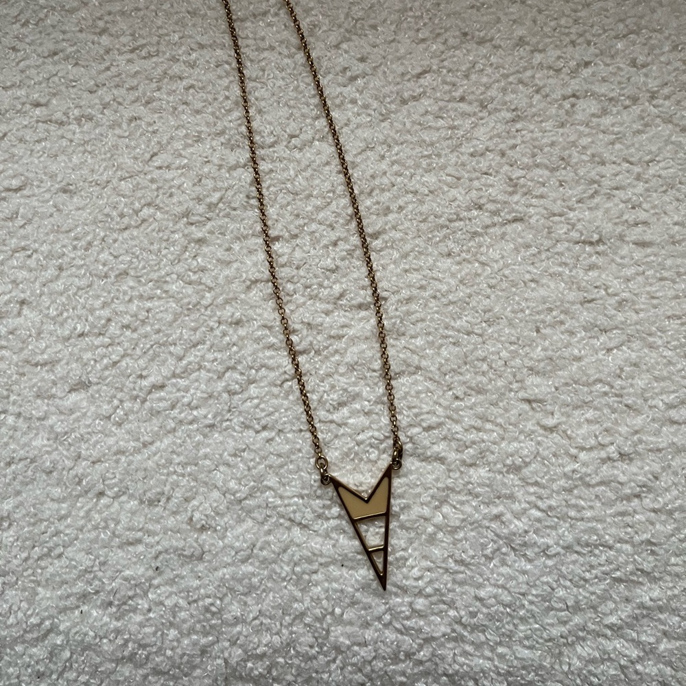 Lizzie Fortunado Gold Arrow Necklace
